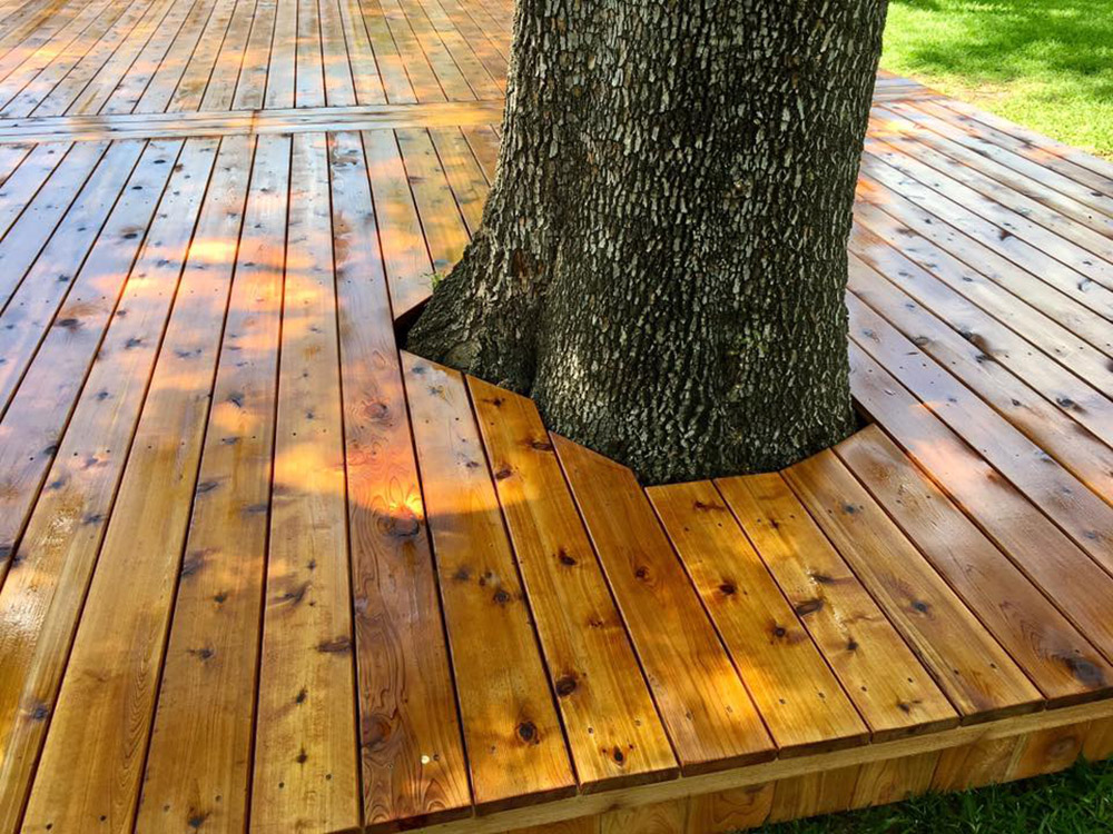 Deck saving tree